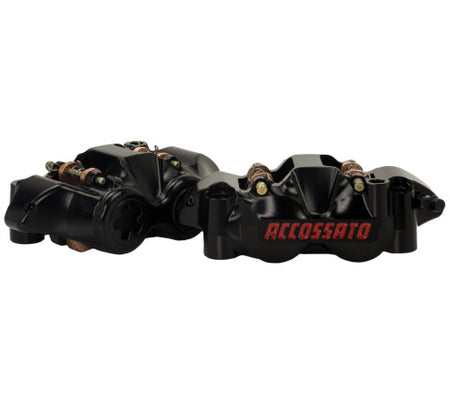 Accossato Radial Brake Caliper CNC-worked Monoblock 108 mm distance With Pistons in Titanium
