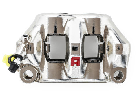 Accossato Radial Brake Caliper CNC-worked Monoblock 100 mm distance With Pistons in Titanium
