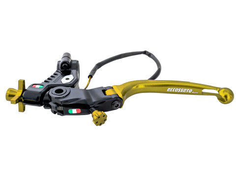 Accossato Racing Cable Full Clutch New Version With Adjustable Distance (24mm-29mm), Coloured Folding Lever (Knob+Lever+Adjuster) and Micro Included.