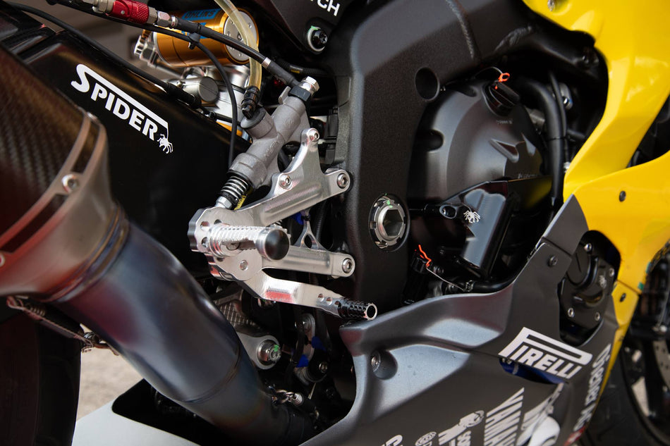 Spider Rearsets Yamaha YZF-R6 2017-2021