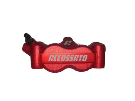 Accossato Radial Brake Caliper Forged Monoblock 100 mm distance With Pistons in Aluminium
