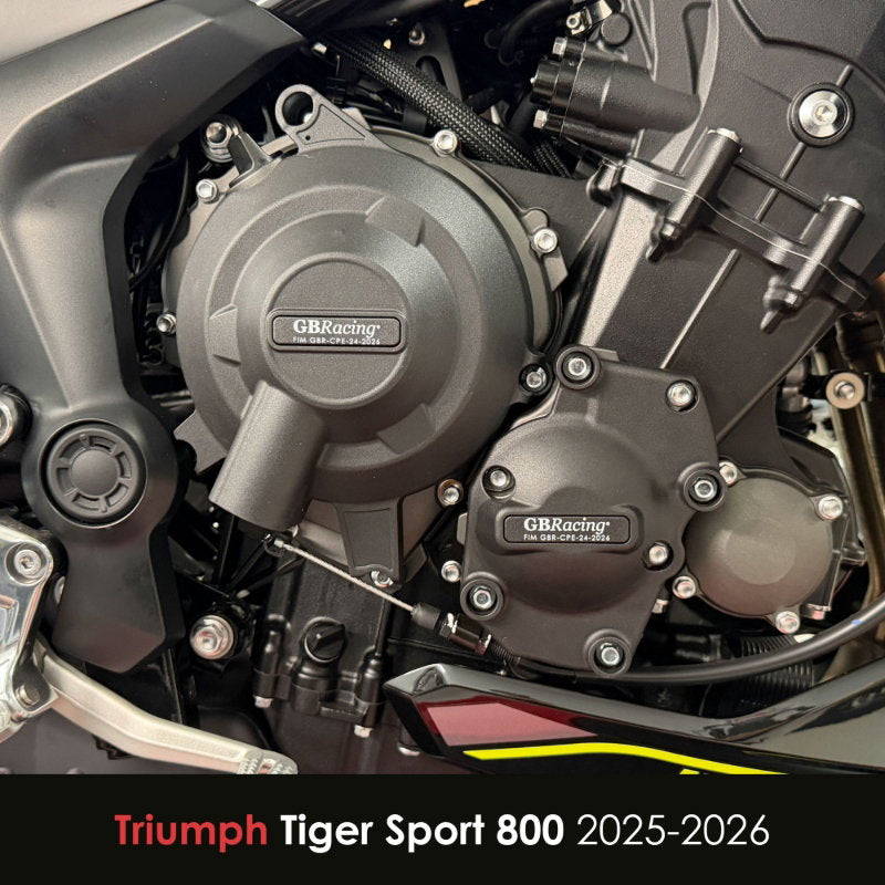 D675R 2013-16 & Street Triple 765 (S,R,RS,MOTO2 Edition) 2017-26, Trident 800 2026, Tiger Sport 800 2025-2026 Engine Cover Set