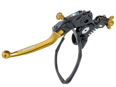 Accossato Racing Cable Full Clutch New Version With Adjustable Distance (24mm-29mm), Coloured Folding Lever (Knob+Lever+Adjuster) and Micro Included.