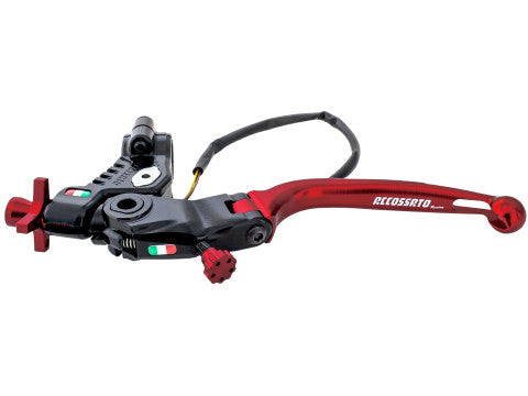 Accossato Racing Cable Full Clutch New Version With Adjustable Distance (24mm-29mm), Coloured Folding Lever (Knob+Lever+Adjuster) and Micro Included.
