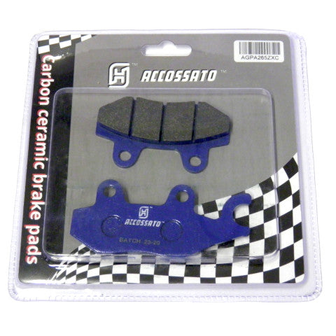 Brake pads for Aprilia, Benelli, Suzuki brand Accossato code AGPA265
