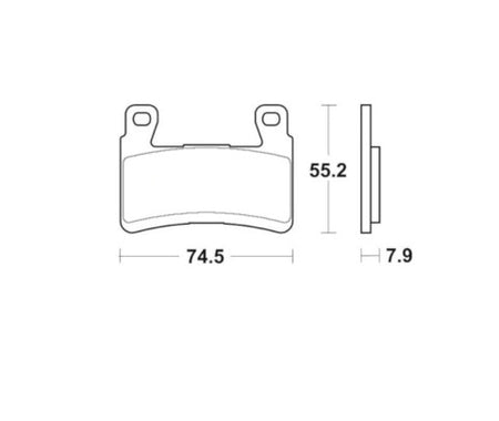 Brake pads for Kawasaki brand Accossato code AGPA267