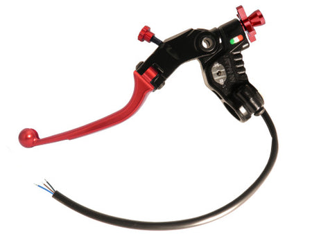 Accossato Racing Cable Full Clutch New Version With Adjustable Distance (24mm-29mm), Coloured Folding Lever (Knob+Lever+Adjuster) and Micro Included.