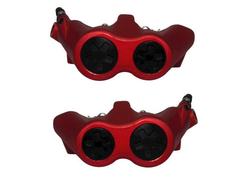 Accossato Radial Brake Caliper Forged Monoblock 100 mm distance With Pistons in Aluminium
