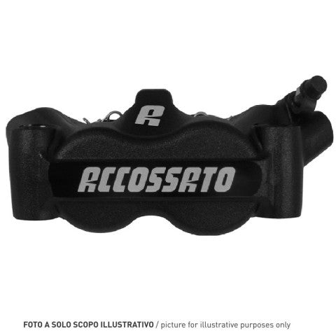 Accossato Radial Brake Caliper Forged Monoblock 100 mm distance With Pistons in Aluminium