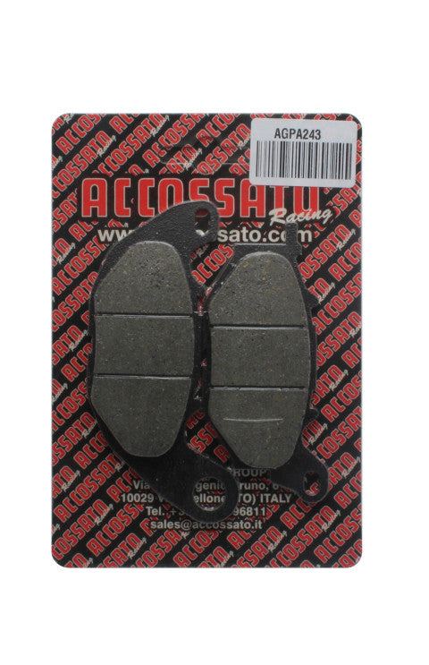 Brake pads for Yamaha brand Accossato code AGPA243