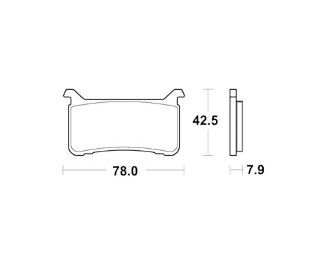 Brake pads for Honda brand Accossato code AGPA250