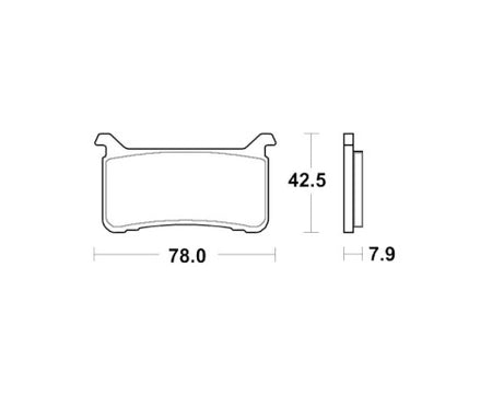 Brake pads for Honda brand Accossato code AGPA250