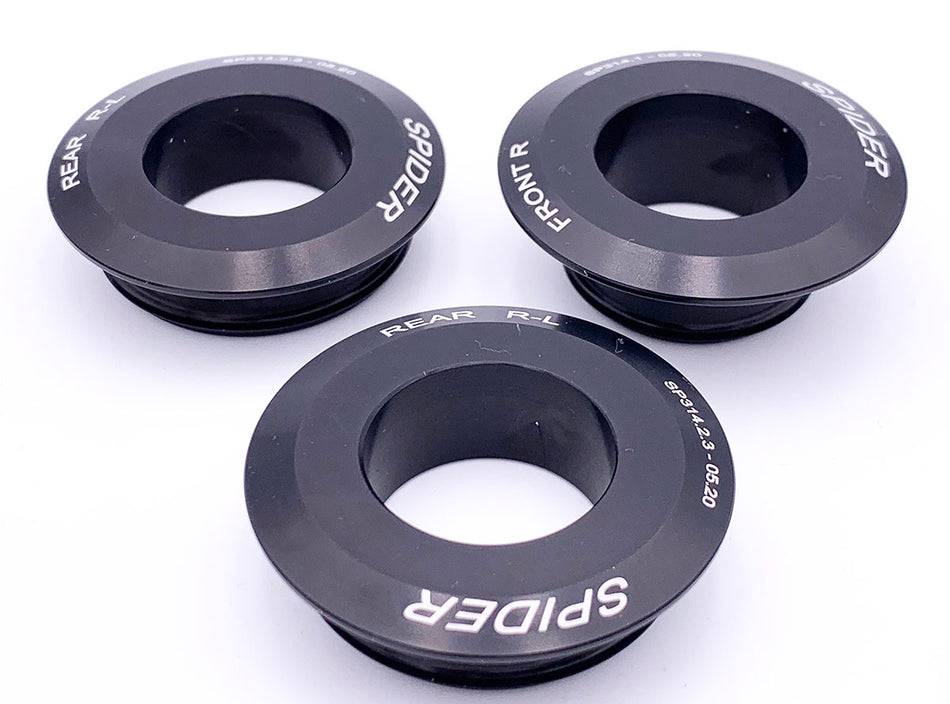 Spider Captive Wheel Spacer Kit - Aprilia RSV4 | Tuono V4
