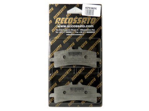 Brake pads for Aprilia, Benelli, Ducati, Honda, Kawasaki, KTM, Suzuki brand Accossato code AGPA106