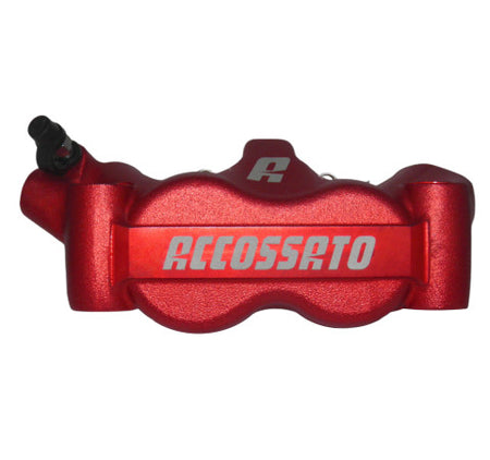 Accossato Radial Brake Caliper Forged Monoblock 100 mm distance With Pistons in Aluminium