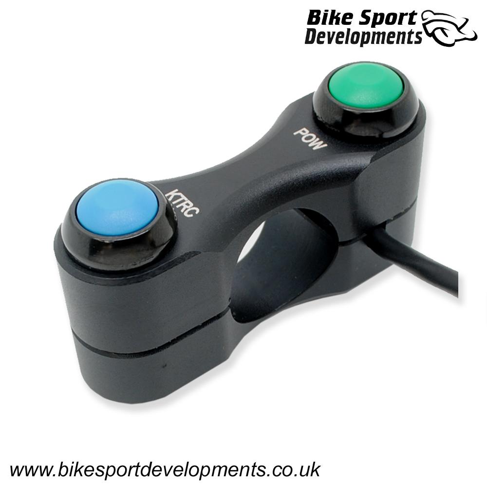 BD-SW-2B-09 - Kawasaki ZX-10R ZX-6R 2011 to 2015 - 2 function - handlebar mount - KTRC POW