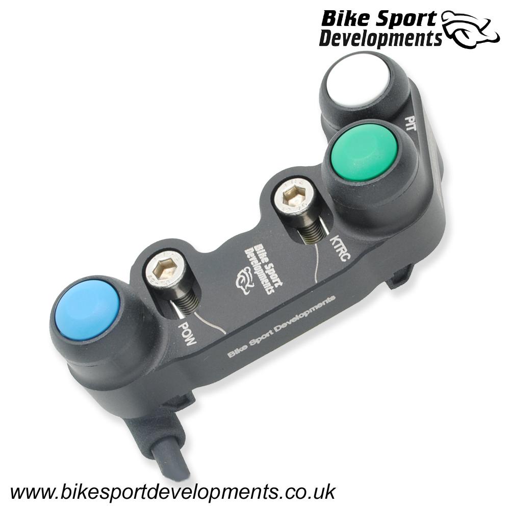 BD-SW-3BC-01 - Kawasaki 'KIT ECU' ZX10 ZX6R 2011 to 2015 - 3 function - clutch mount - KTRC POW PIT