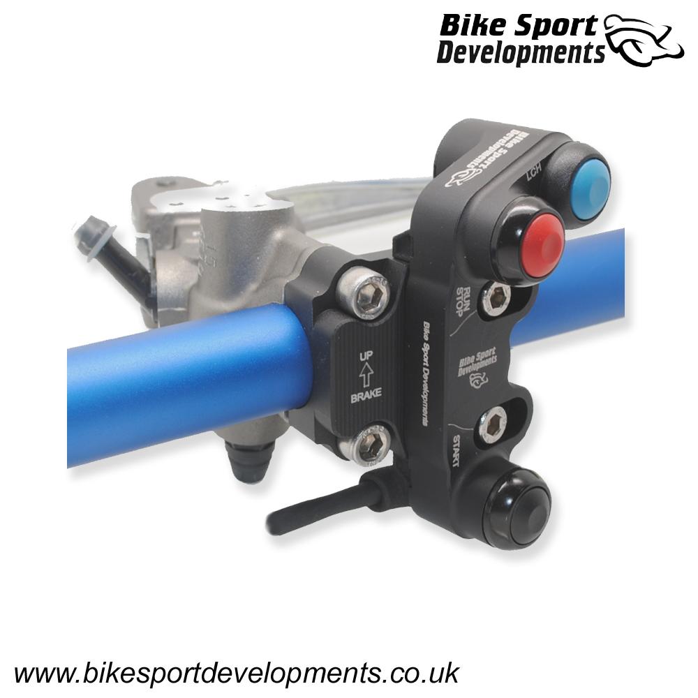 BD-SW-3BC-07 - Kawasaki ZX10RR 2016 to 2020 - 3 function - brake mount - Stop/Run Start Launch