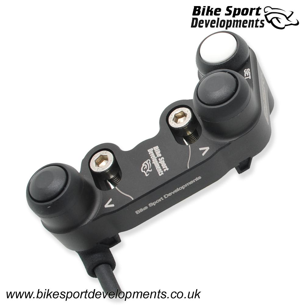 BD-SW-3BC-09 - Yamaha R1 2015 onward - 3 function - bar clamp mount - Up Select Down