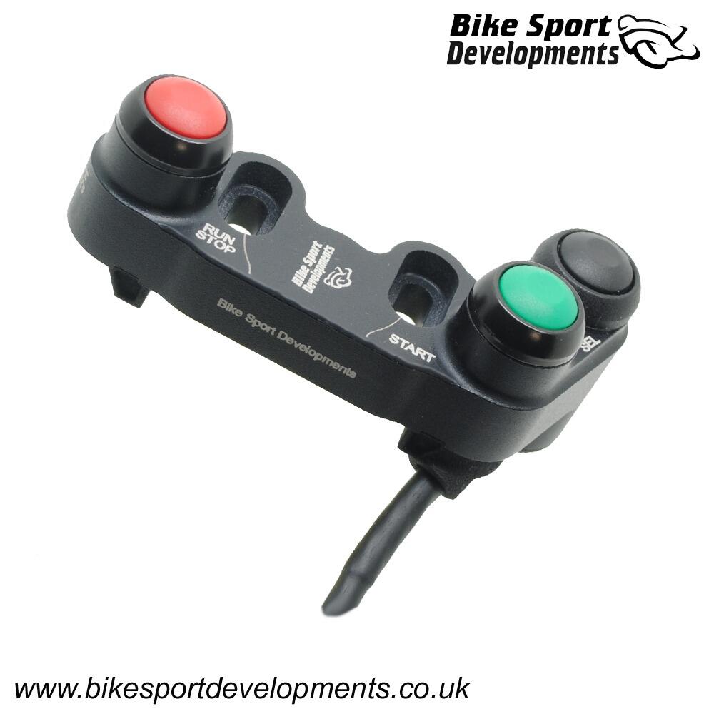 BD-SW-3BC-49 - Kawasaki ZX4 RR 2023 onward - 3 function - brake mount - Stop/Run Start Select