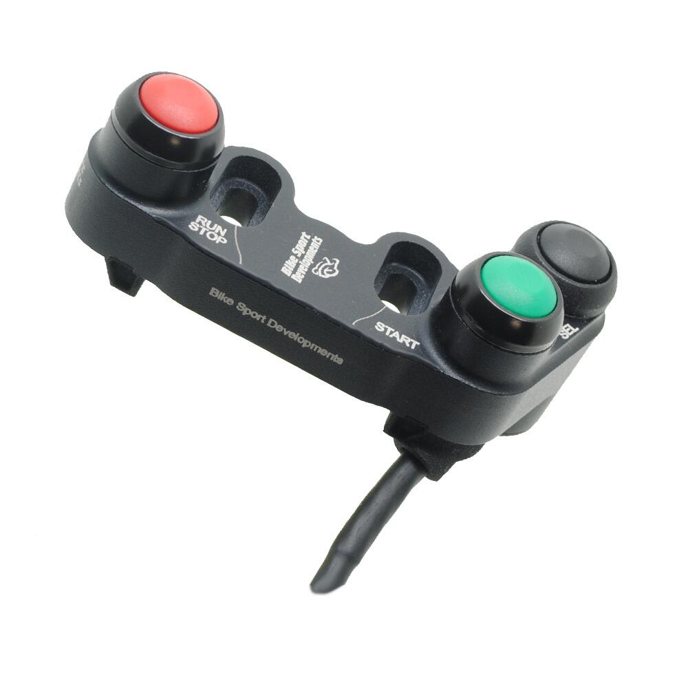 BD-SW-3BC-49 - Kawasaki ZX4 RR 2023 onward - 3 function - brake mount - Stop/Run Start Select