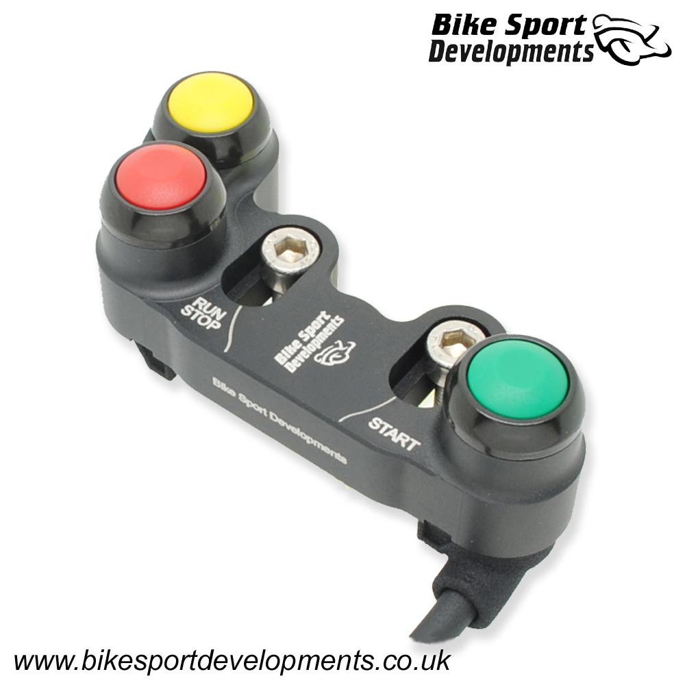 BD-SW-3BXC-04 - Ducati 899 959 1199 - 3 function - Brake pump mount - Stop/Run, Start, Rain