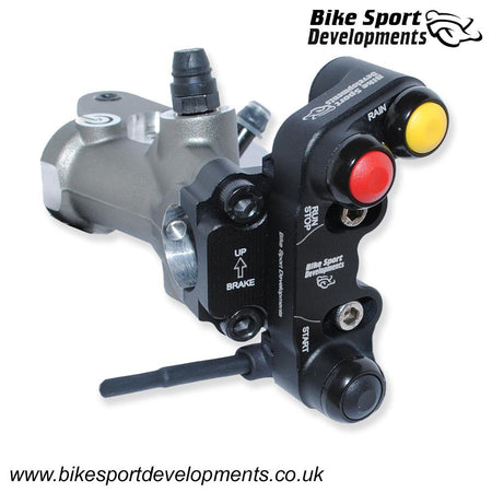 BD-SW-3BXC-08 - Kawasaki ZX10 ZX6R 2011 to 2015 - 3 function - brake mount - Stop/Run Start Rain
