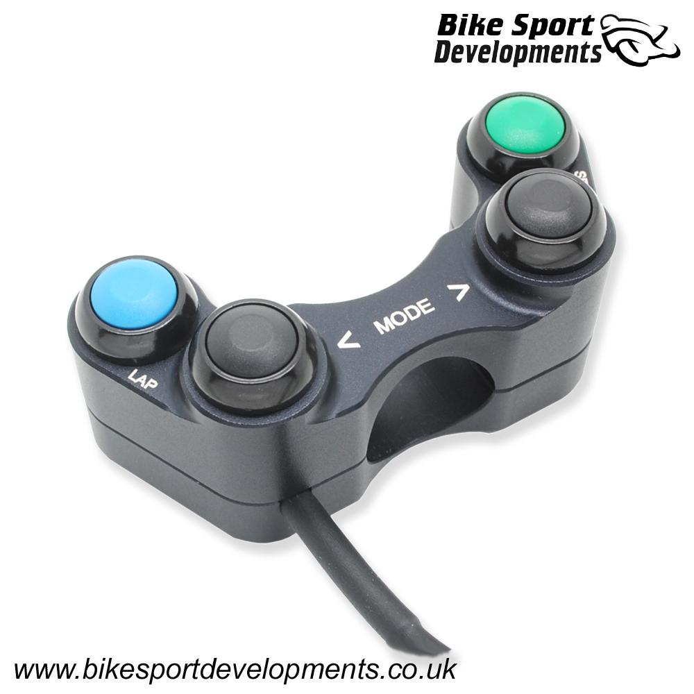 BD-SW-4B-02 - Ducati 899 959 1199 - 4 function - handlebar mount - Lap, Up, Select, Down