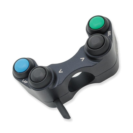 BD-SW-4B-10 - Yamaha R1 2015 onward - 4 function race switch - handlebar mount - Up Select Down Lap