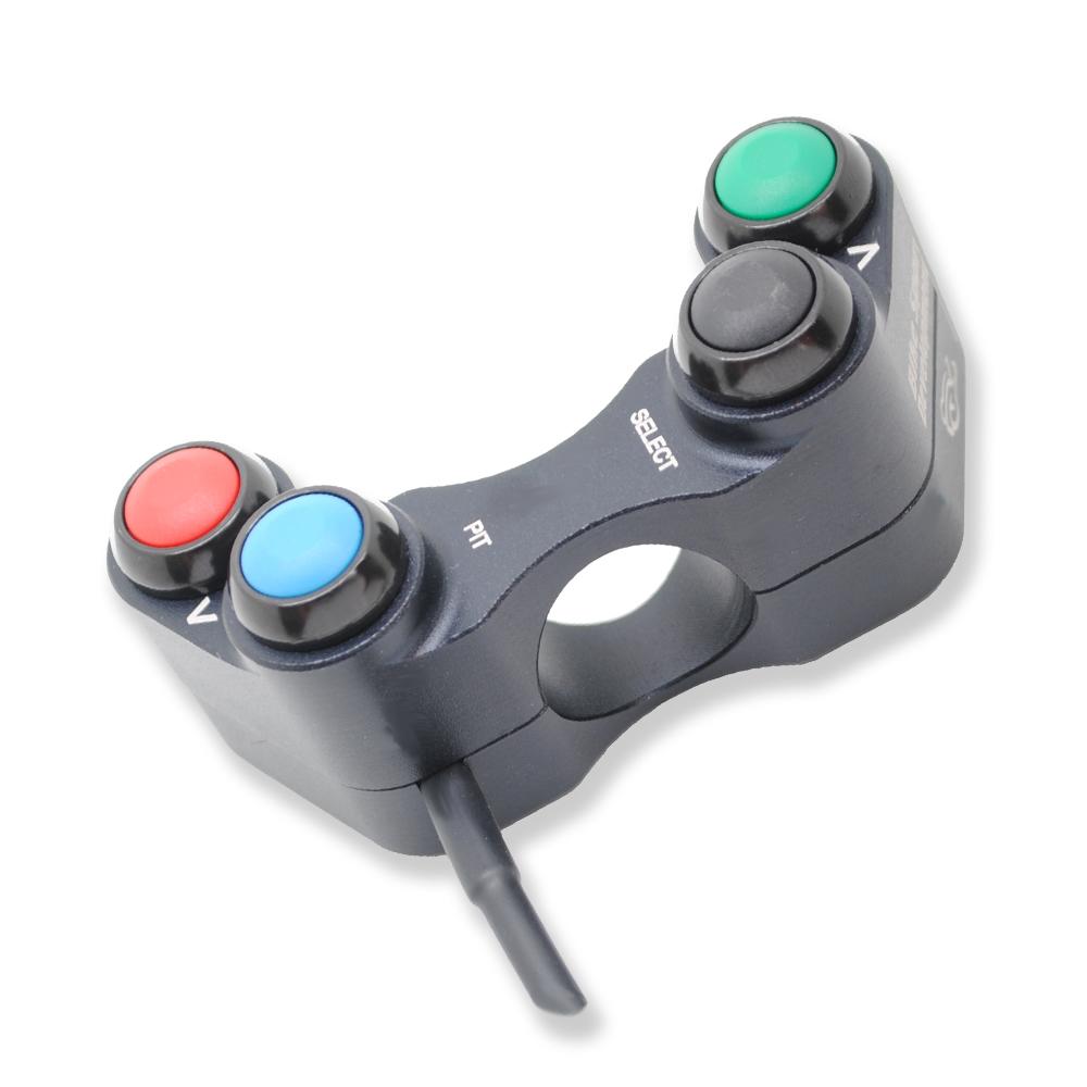 BD-SW-4B-40 - WSSP MecTronik SOLO compatible - 4 function left switch for traditional handlebar mount