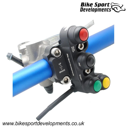 BD-SW-4BC-18 - Ducati V4R - 4 function brake pump mount - Stop/Run, DPL, Start , PIT