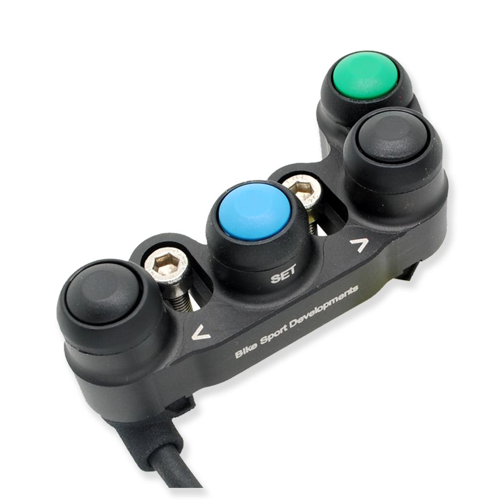 BD-SW-4BC-32 - Ducati V2 - 4 function - Clutch mount - Lap, Up, Mode, Down