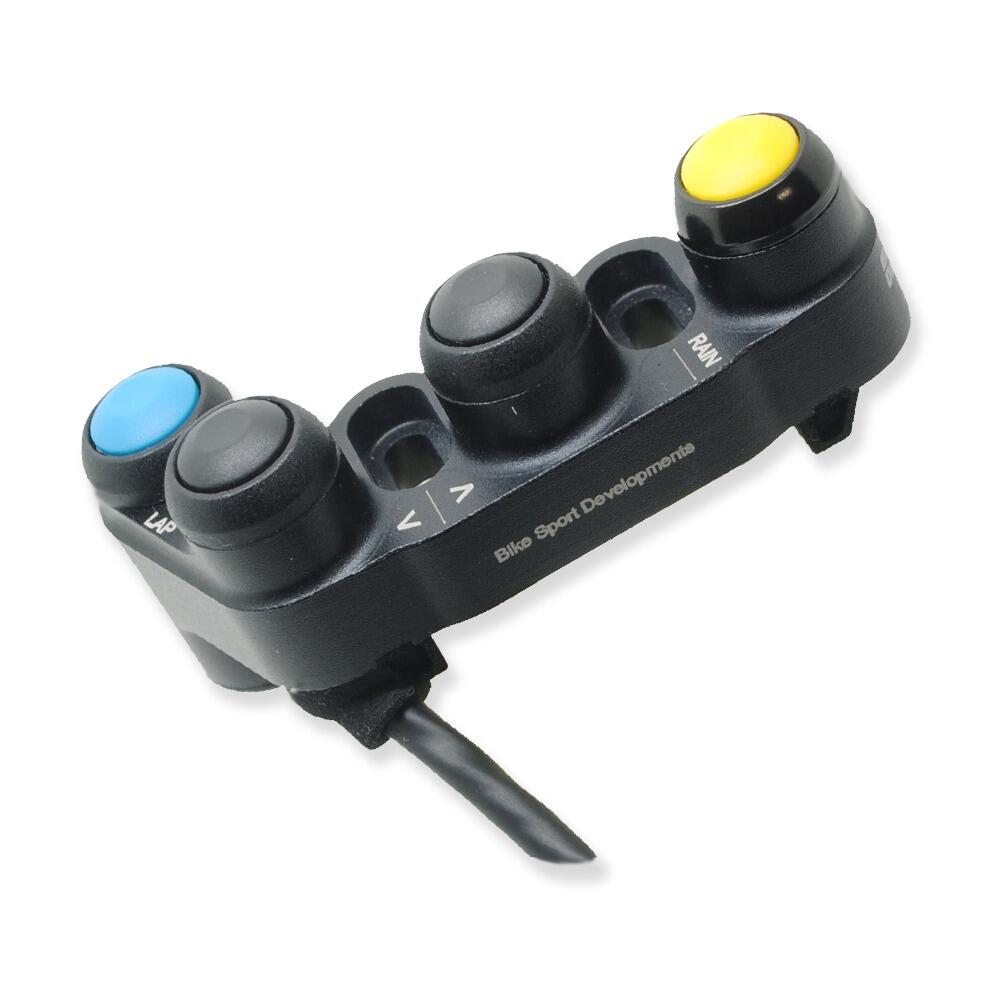 BD-SW-4BC-48 - Kawasaki ZX4 RR 2023 onward - 4 function - handlebar mount - Up Down Rain Lap