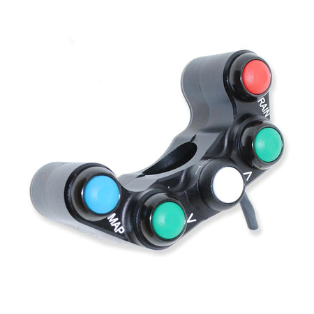 BD-SW-5B-10 - Yamaha R1 YEC 'kit' 2009 to 2014 - 5 function - handlebar mount - TC+/- Rain Pit Map