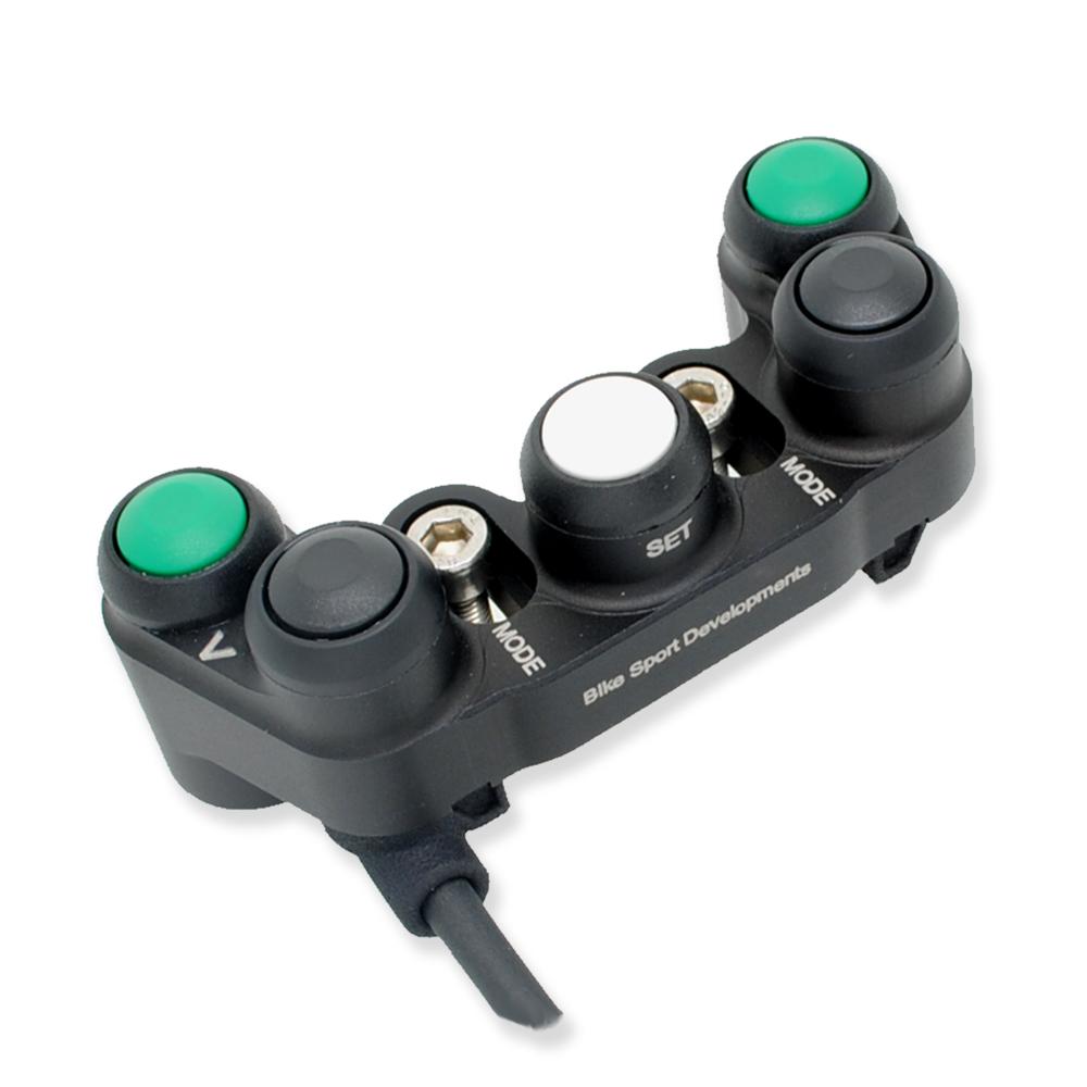 BD-SW-5BC-05 - Ducati 1199R SL 1299 - 5 function race switch - Clutch mount - Flipper +/- Select Mode Up/Down
