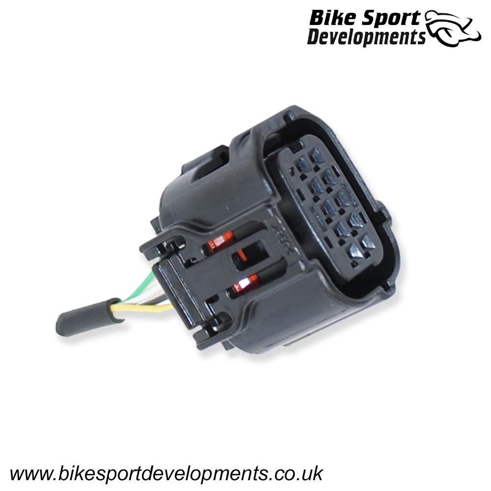BD-SW-5BC-08 - Yamaha R1 2015 to 2019 - 5 function race switch - bar clamp mount - Up Select Down Map Pit