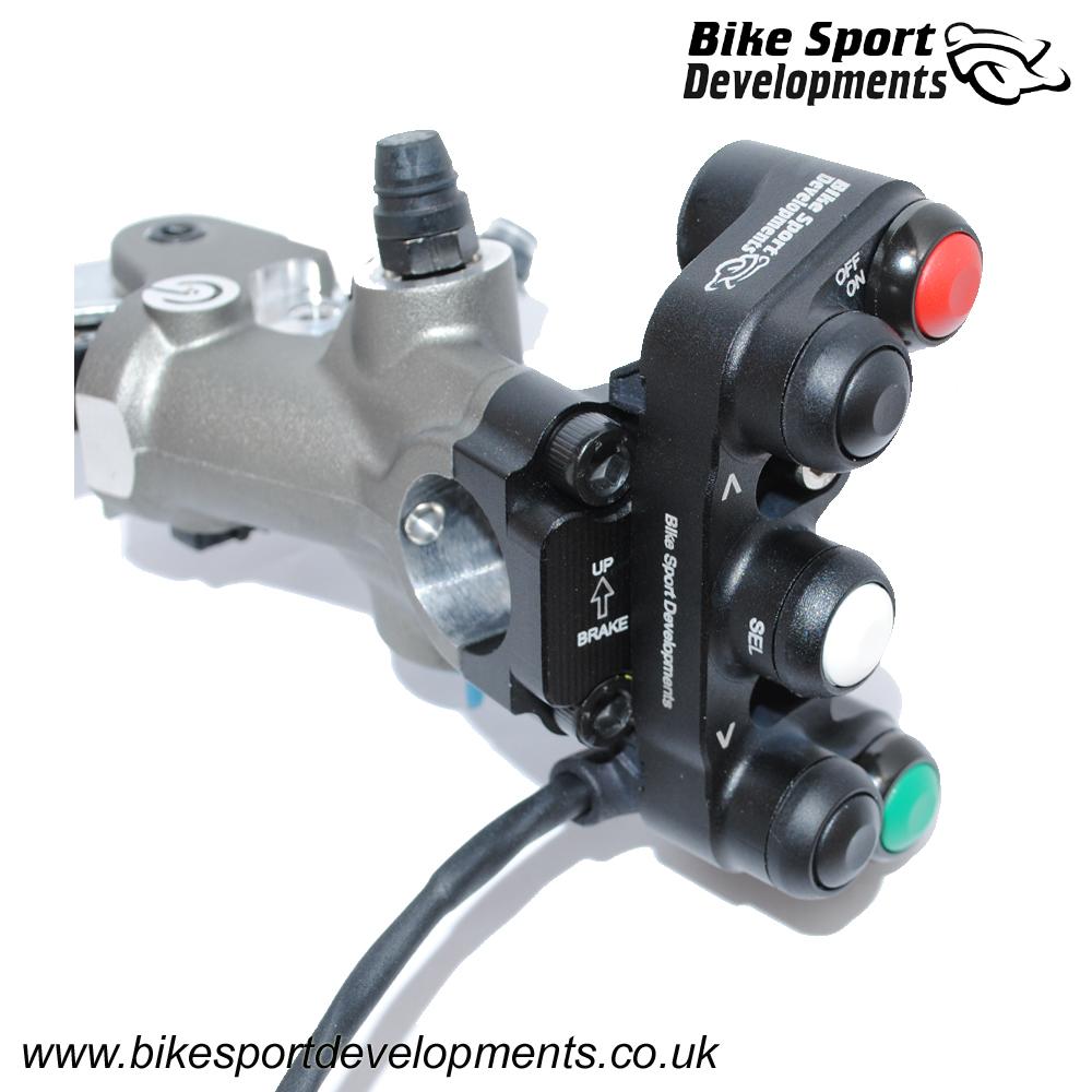 Custom made 'Type C' race switch pods from 2 > 7 functions - Brake or clutch side