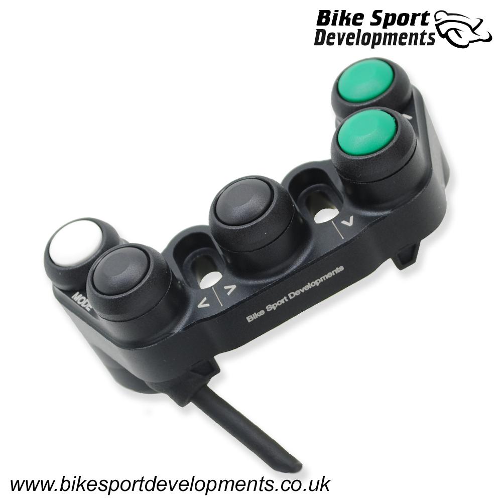BD-SW-6BC-42 - Honda CBR1000RR-R 'Standard ECU' 2020 and 2024 onwards - 6 function - bar clamp mount - Multi-function