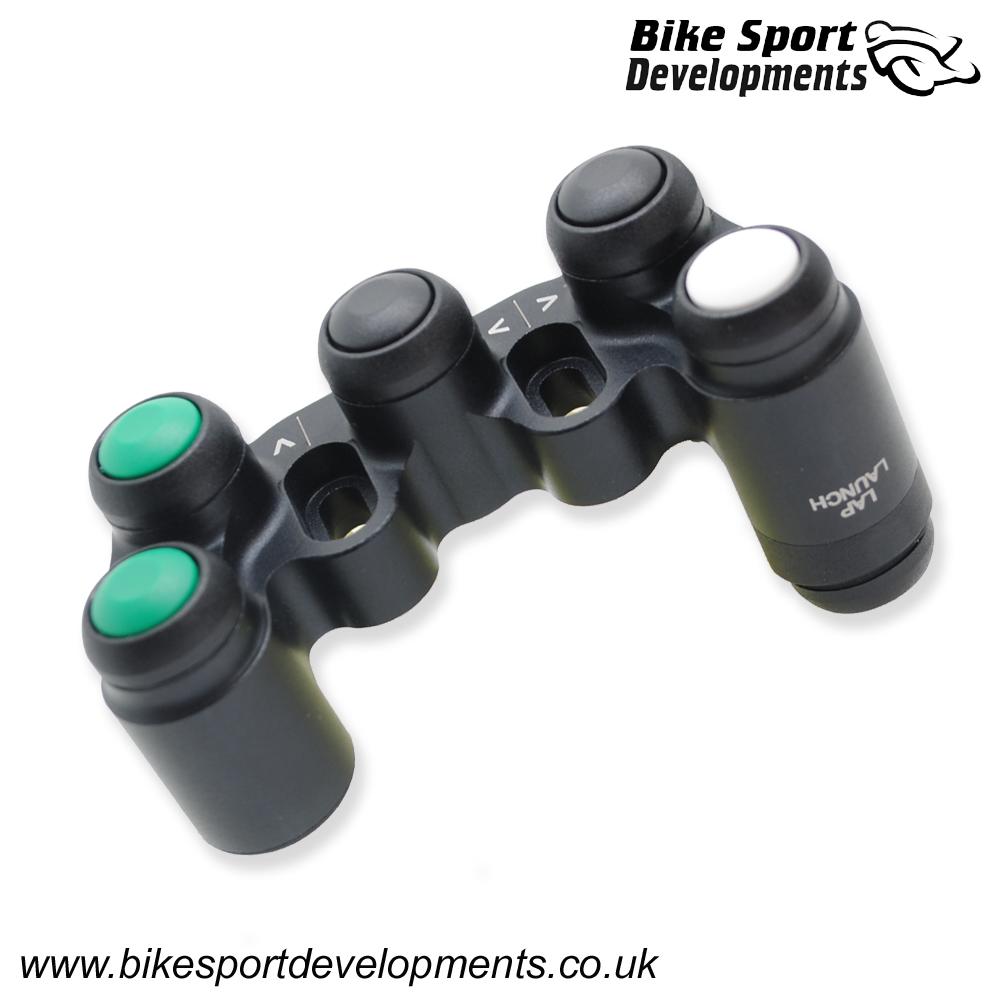BD-SW-6BC-42 - Honda CBR1000RR-R 'Standard ECU' 2020 and 2024 onwards - 6 function - bar clamp mount - Multi-function