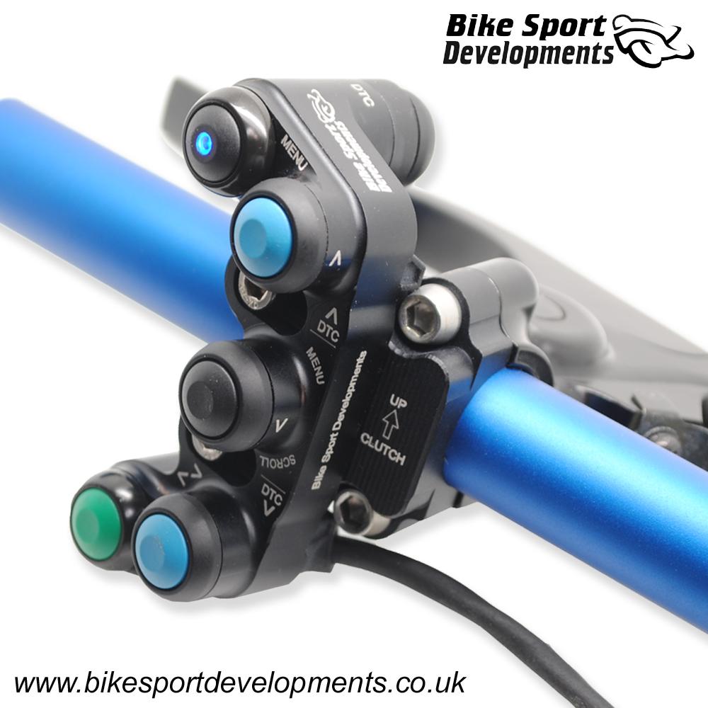 BD-SW-7BC-33 - BMW S 1000 RR K67 - 7 function race switch - handlebar/clutch mount - Multi-function