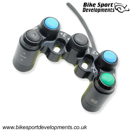 BD-SW-7BC-33 - BMW S 1000 RR K67 - 7 function race switch - handlebar/clutch mount - Multi-function