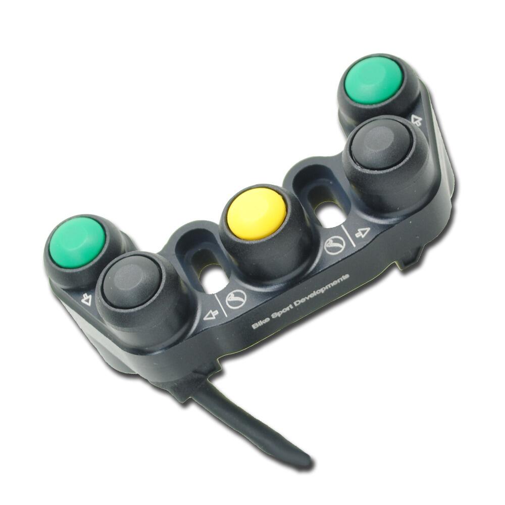 BD-SW-7BC-92 - Yamaha R9 2025 onward - 7 function race switch - bar or clutch clamp mount - Multi-Function