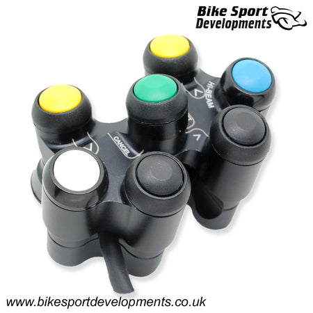 BD-SW-8B-02 - Suzuki GSXR 1000R 2017 onward - 8 function - handlebar mount - All road functions
