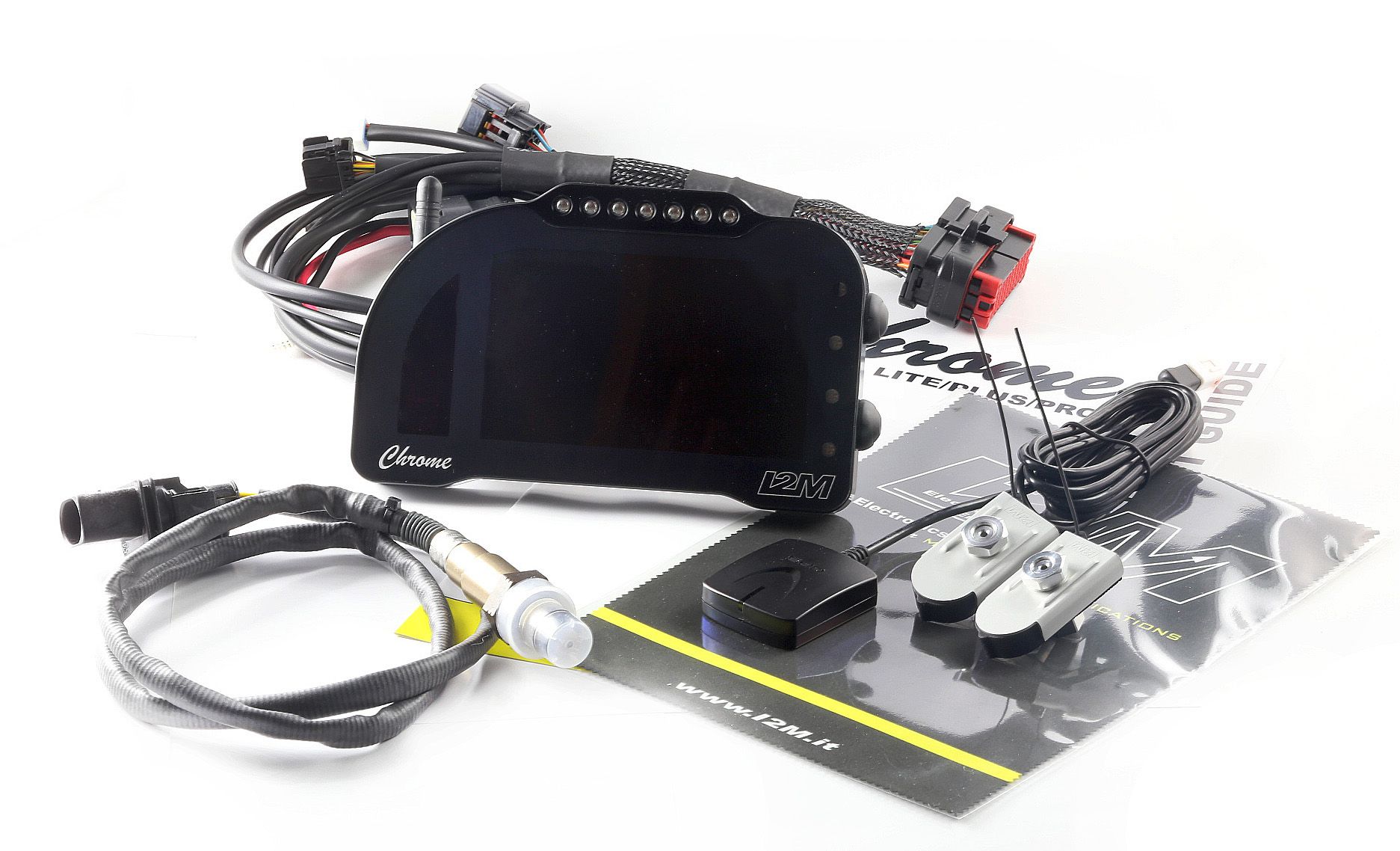 I2M Chrome Pro 2 Dashboard with 11.5mm Adaptors
