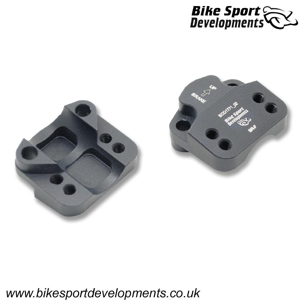 BR-F , Brake clamp for Type 'C' switch - 30mm in-line bolts / Accosato / Hel