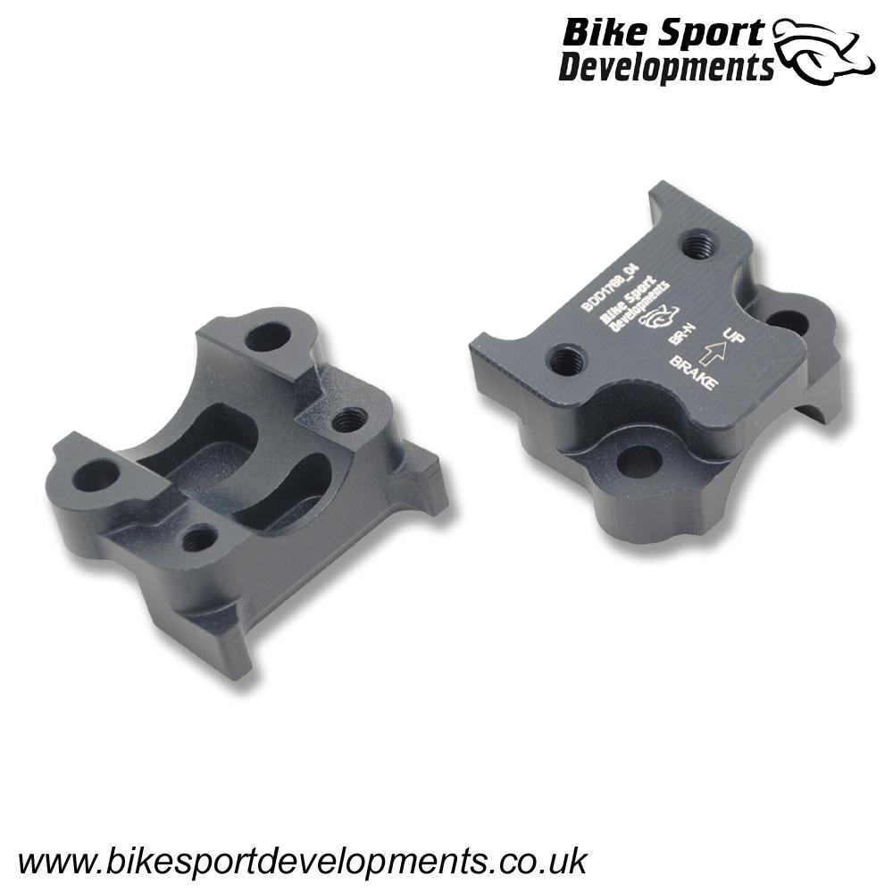 BR-N , Brake clamp for Type 'C' switch - 32mm in-line bolts (locates the switch to the left of the brake clamp)