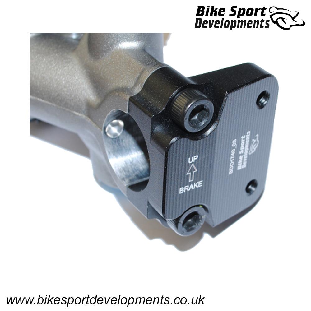 BD-SW-4BC-21 - Ducati V4 V4S 2018>2024 - 4 function brake pump mount - Stop/Run, DPL, Start, Rain light switch