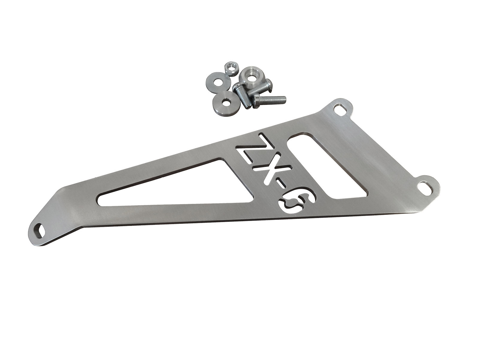Exhaust holder aluminium with screws Kawasaki ZX-6 R/09-