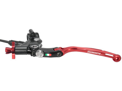 Accossato "Racing" Cable Full Clutch With Folding Colourful Lever (nut+insert+adjuster), with switch included