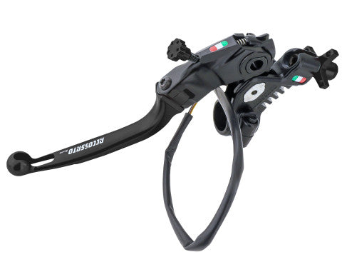 Accossato Racing Cable Full Clutch New Version With Adjustable Distance (24mm-29mm), Coloured Folding Lever (Knob+Lever+Adjuster) and Micro Included.